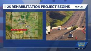 I 25 Roadwork Begins