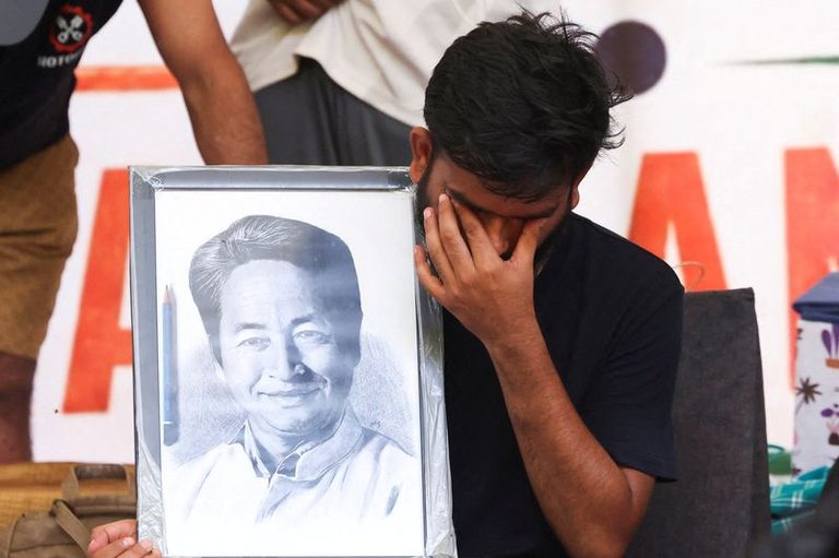 Indian Activist S Wife Seeks Private Hospital Transfer