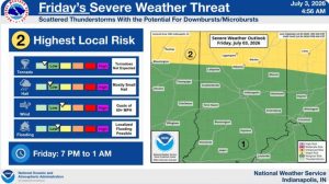 Indiana Heat Warning Downgraded
