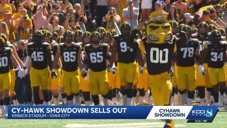 Iowa City Cy Hawk Rivalry Game Sells Out