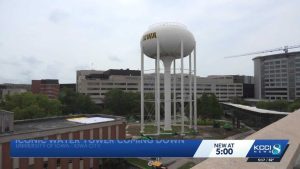 Iowa City Water Tower Removal