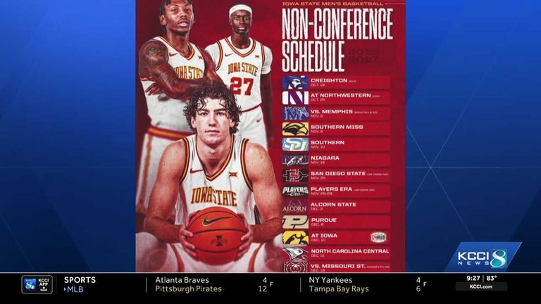 Iowa State Men S Basketball Schedule Released