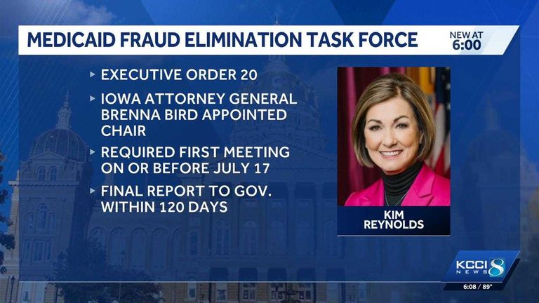 Iowa Task Force Targets Medicaid Fraud