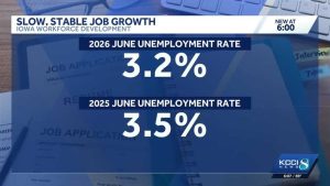 Iowa Unemployment Rate Holds Steady At 3 2