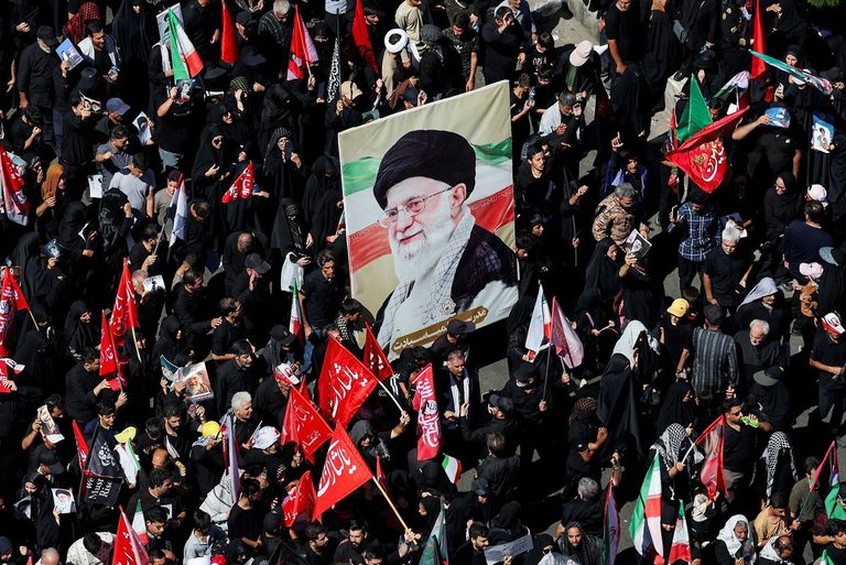 Iran Mourns Slain Leader