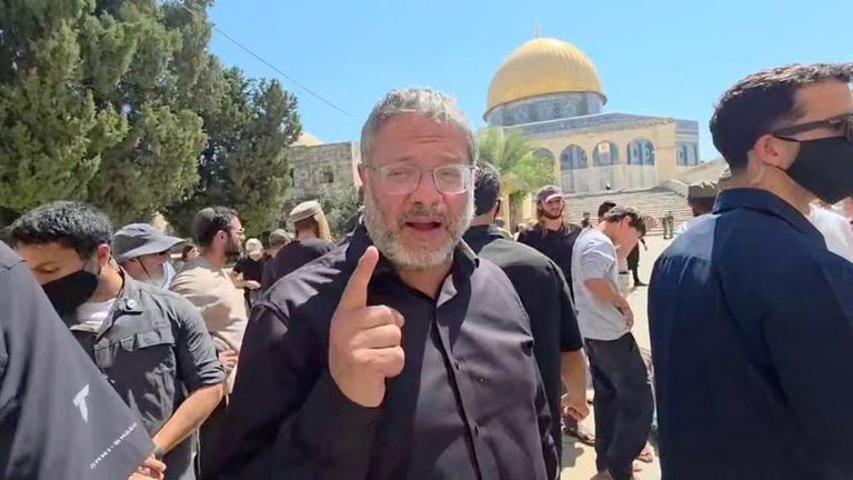 Israeli Minister Visits Al Aqsa Mosque Compound