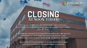 Jonesboro City Hall Closes At Noon Due To Ac Issue