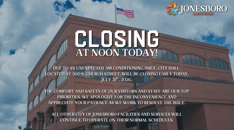 Jonesboro City Hall Closes At Noon Due To Ac Issue