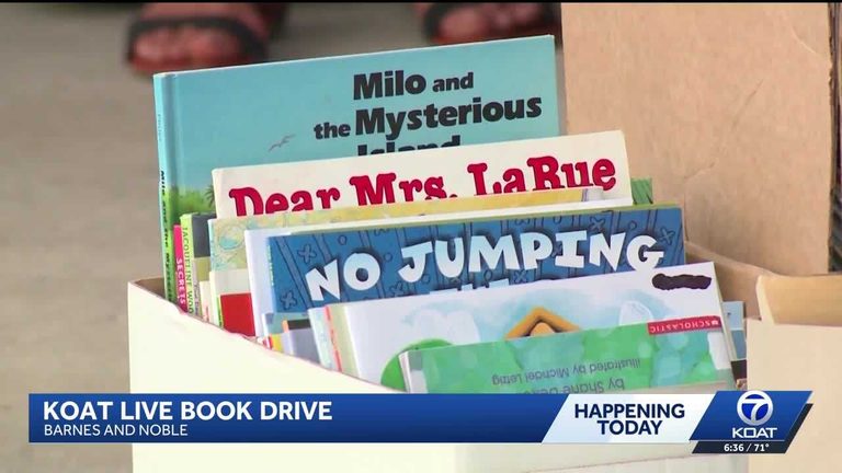 Koat Hosts Book Drive