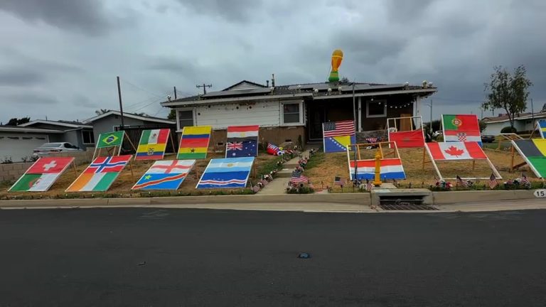 La Mirada Resident Creates World Cup Bracket Display