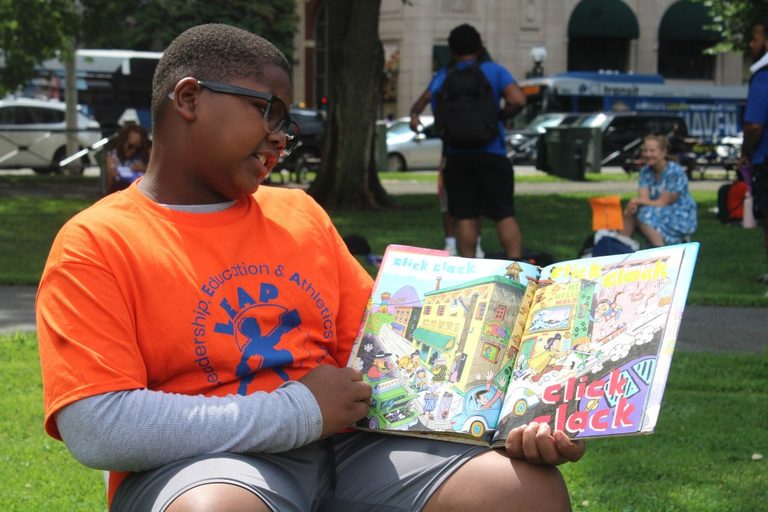 Leap Hosts Read In On The Green