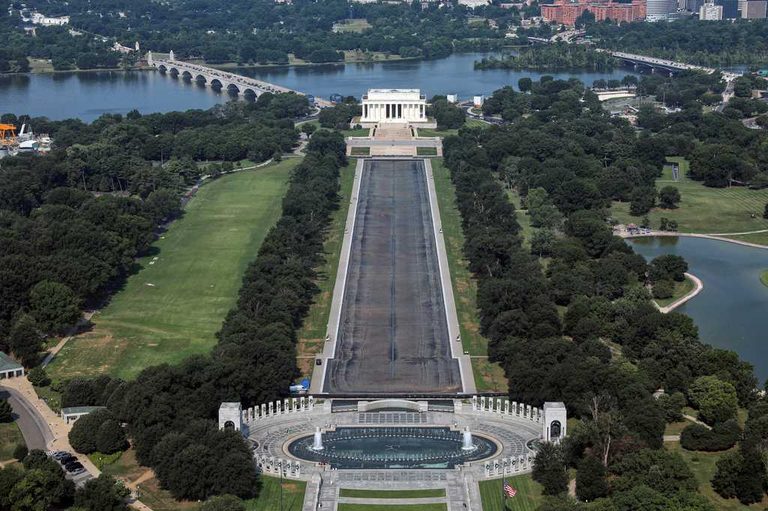 Lincoln Memorial Reflecting Pool Fades