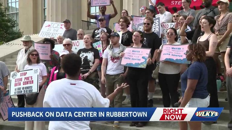 Louisville Residents Protest Data Center