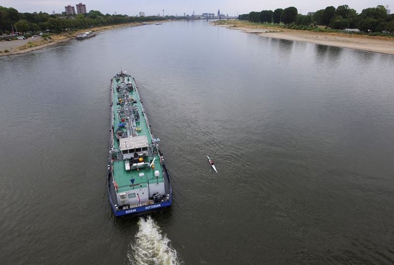 Low Water Levels Disrupt Rhine River Shipping