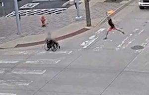 Man In Wheelchair Set On Fire