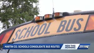 Martin County Schools Adjust Bus Routes
