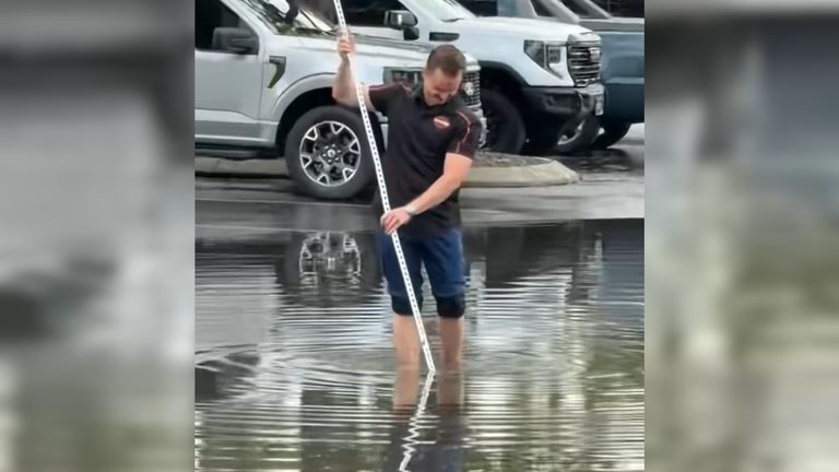 Meridian Business Damaged In Storm