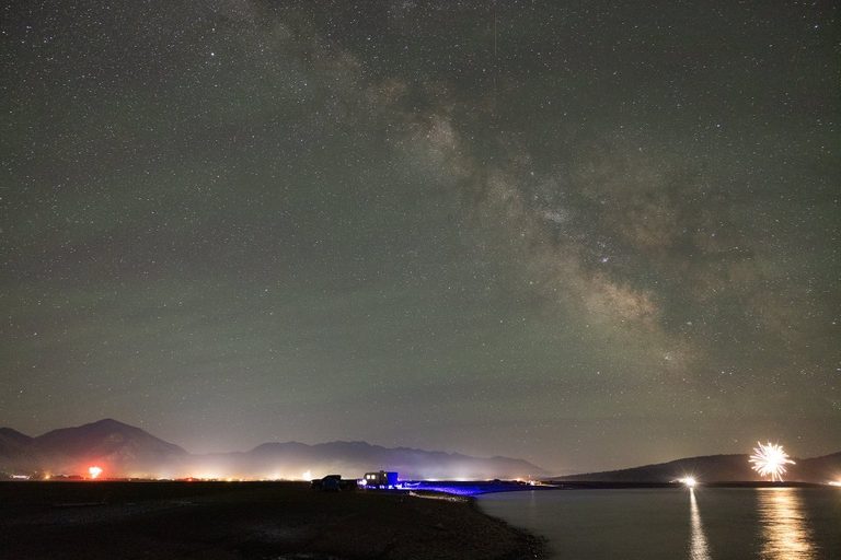 Milky Way Shines Over Palisades
