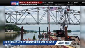 Mississippi River Bridge Construction Reaches Milestone