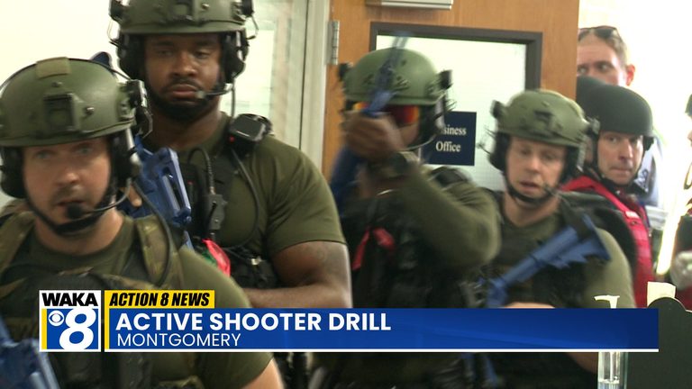 Montgomery Catholic School Holds Active Shooter Drill