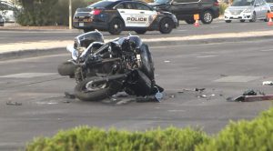 Motorcycle Truck Crash In East El Paso