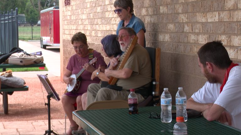 Music Brings Comfort To Aspen Acres Fire Evacuees