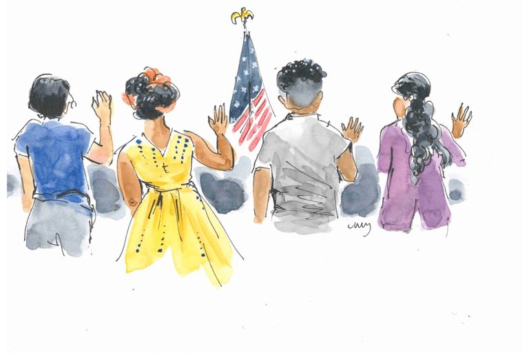 New Citizens Take Oath In St Paul