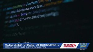 New Mexico County Sued Over Project Jupiter Records