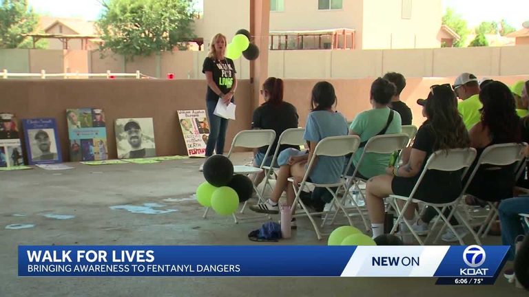 New Mexico Families Walk To Honor Loved Ones Lost To Fentanyl