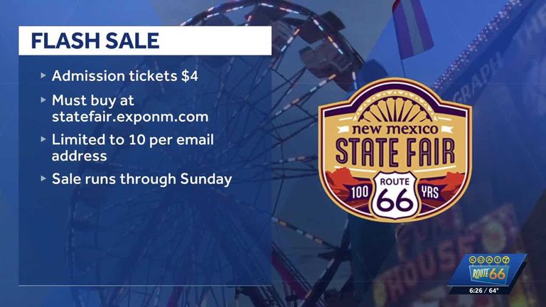 New Mexico State Fair Offers 4 Tickets