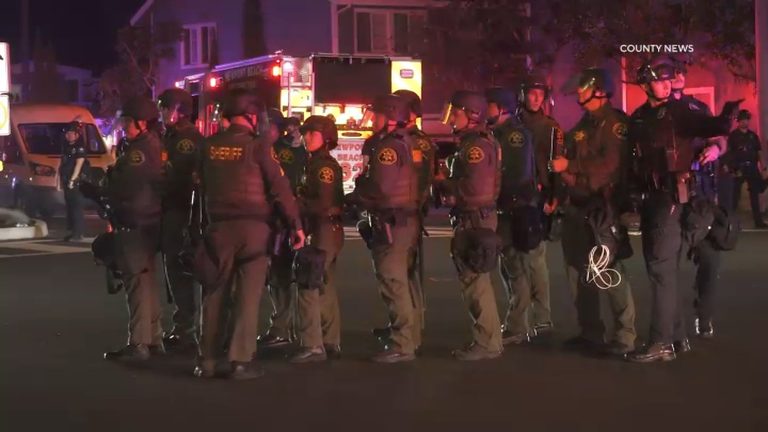 Newport Beach Sees Heavy Police Presence