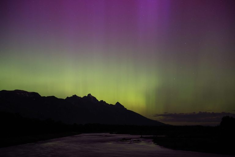 Northern Lights Appear In Wyoming Skies