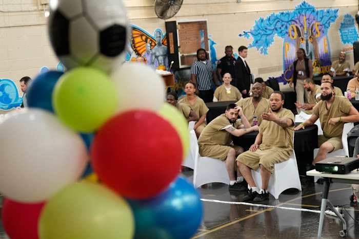 Nyc S Rikers Island Jail Hosts World Cup Watch Party
