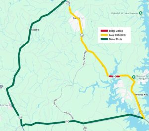 Oconee County Bridge Closure