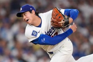 Ohtani Leaves Game With Biceps Issue