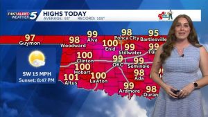 Oklahoma City Expects Hot Friday Weekend Storms