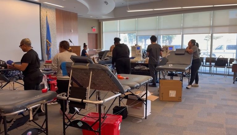 Oklahoma City Hosts Boots And Badges Blood Drive