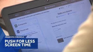Oklahoma Mother Advocates For Less Screen Time In Schools