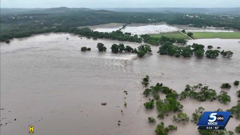Oklahoma Teams Deploy To Texas For Flood Relief