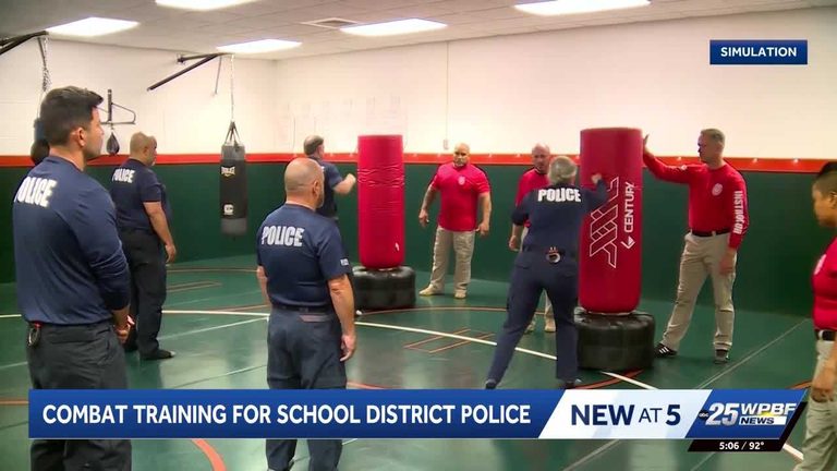 Palm Beach County School Police Train