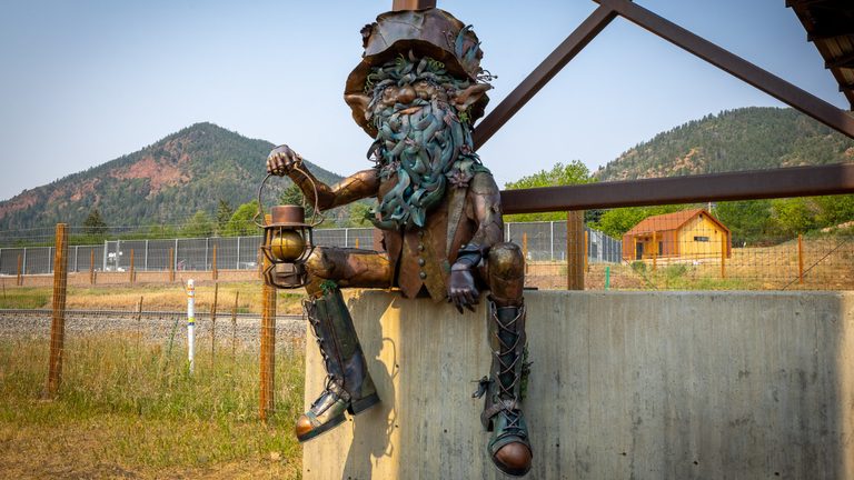 Palmer Lake S New Troll Sculpture