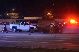 Pickup Crash On I 35 In Merriam
