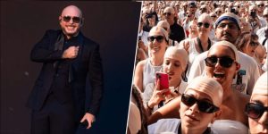 Pitbull Sets Record For Largest Gathering In Bald Caps