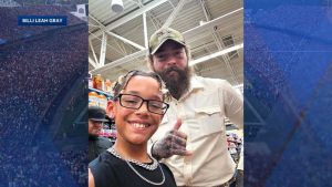 Post Malone Visits Ames Walmart