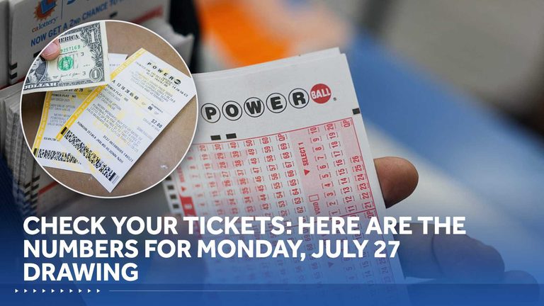 Powerball Numbers For July 27 Drawing