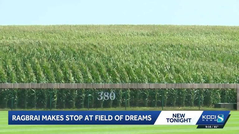 Ragbrai Stops At Field Of Dreams