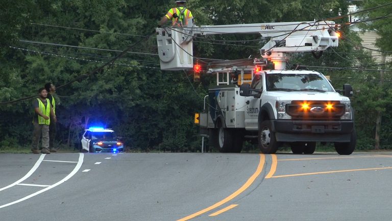 Raleigh Road Closed Due To Downed Power Lines