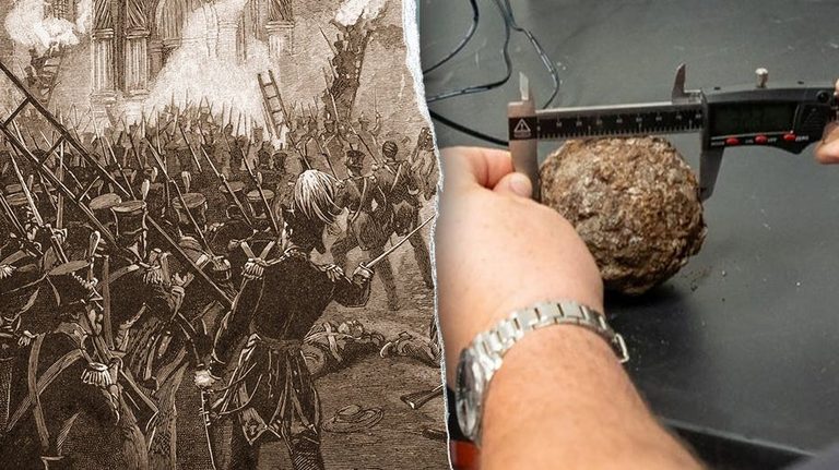 Rare Cannonball Found At Alamo