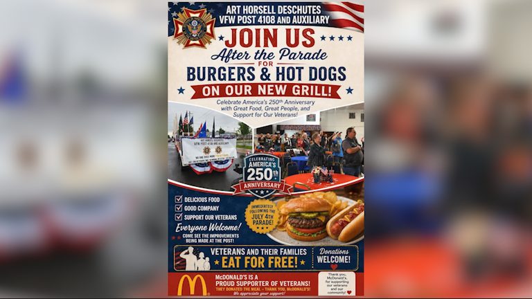 Redmond Vfw Hosts Free Bbq