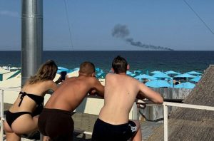 Romania Ship Heading To Ukraine Hit Off Coast